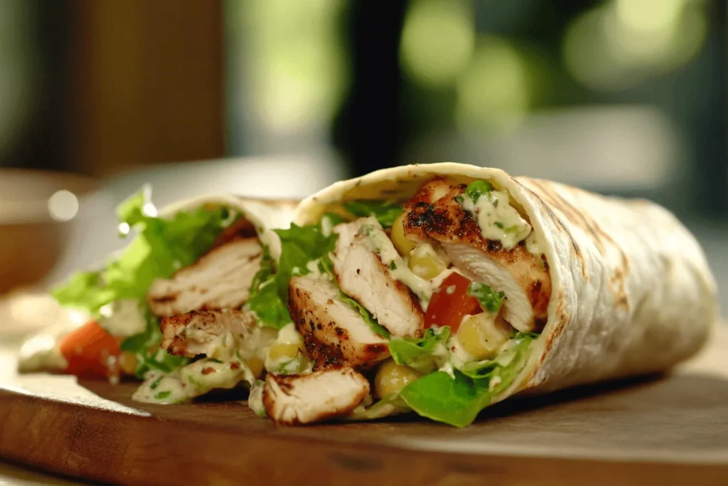 Grilled Chicken Caesar Wrap
