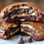 Brownie-Stuffed Chocolate Chip Cookies