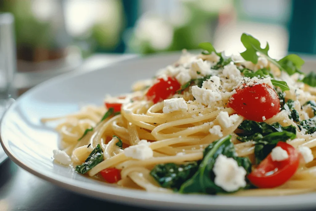 Spinach and Feta Pasta