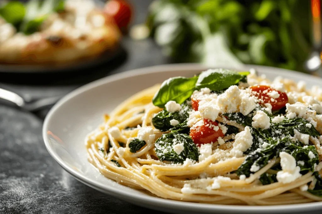 Spinach and Feta Pasta