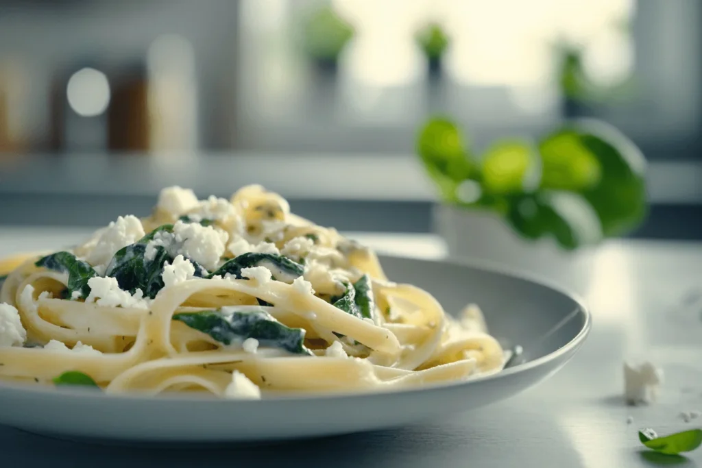 Spinach and Feta Pasta