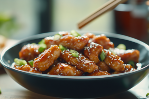 Crispy Chinese Honey Garlic Chicken Recipe