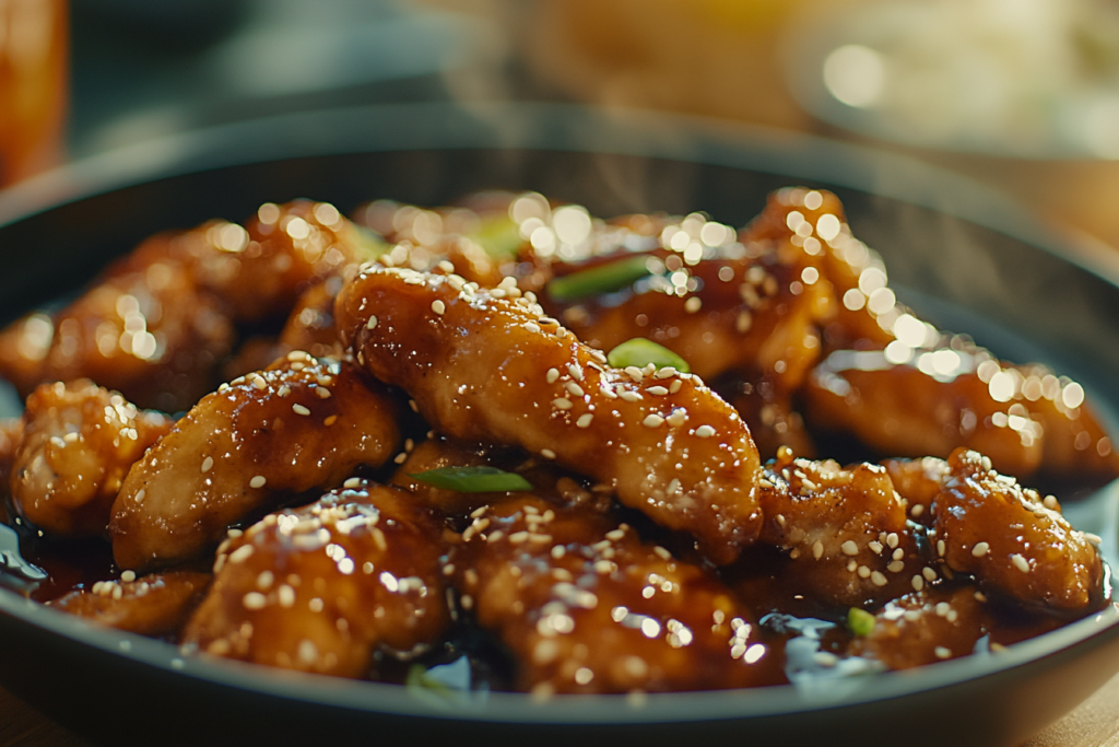 Crispy Chinese Honey Garlic Chicken Recipe